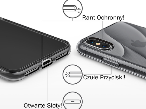 Etui Ringke Flow Apple iPhone X Smoke Black na Arena.pl
