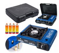 MARKOWA KUCHENKA GAZOWA TURYSTYCZNA PROMIS CAMPGAZ 2w1 +WALIZKA +4 KARTUSZE