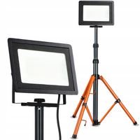 Lampa na stojaku Smartled 50W 4500 lm czarna IP65