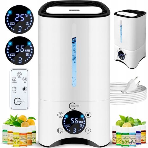 Nawilżacz powietrza AUTOMATYCZNY + AROMATERAPIA 6w1 +12 OLEJKÓW FILTR na Arena.pl