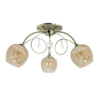 Sufitowa lampa jadalniana 8823/3 21QG nad stół mosiądz