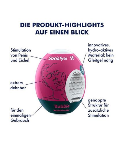 Masturbator Egg Single (Bubble) na Arena.pl