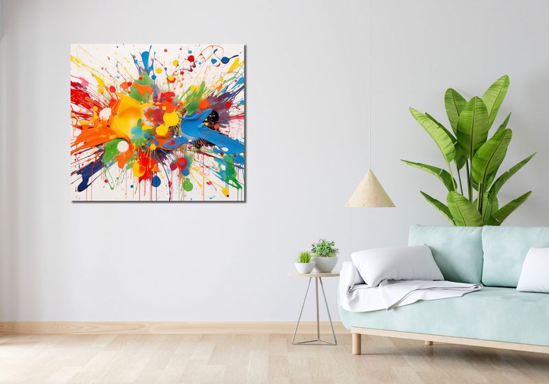 Obraz 100x90cm Eksplozja Kreatywności zdjęcie 2