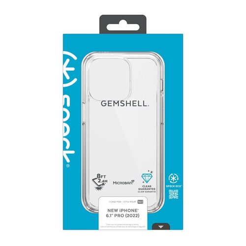 Speck Gemshell - Etui iPhone 14 Pro z powłoką MICROBAN (Clear) na Arena.pl