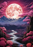 Plakat 42x59,4cm Różowa Kraina Marzeń