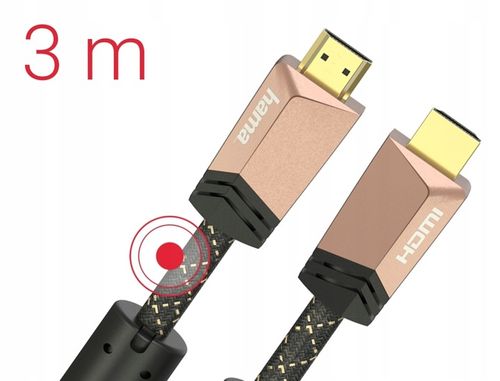 Hama KABEL HDMI 2.0B 4K, 3m, PREMIUM na Arena.pl