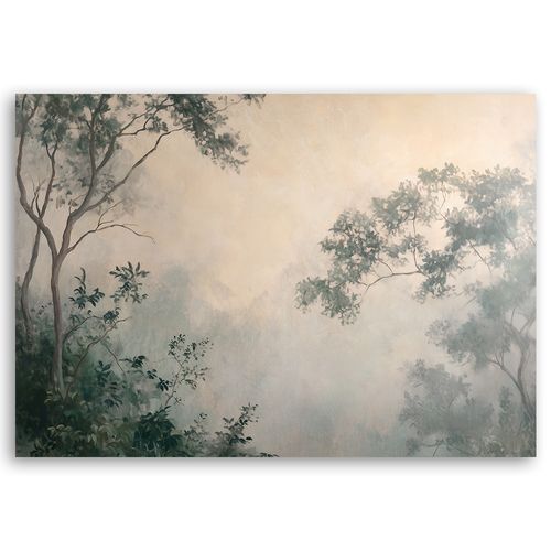 Obraz na płótnie,  Mgła w lesie 90x60 na Arena.pl