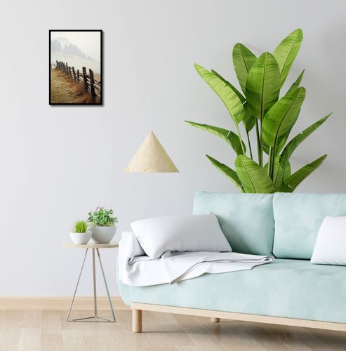 Plakat 29,7x42cm Spowity Mgłą na Arena.pl