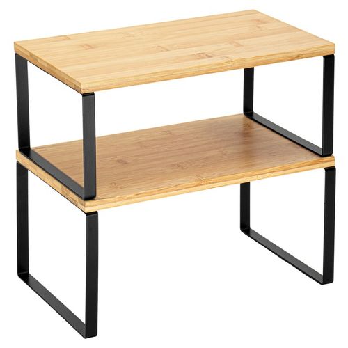 REGAŁ KUCHENNY NA PRZYPRAWY DREWNIANY PÓŁKA ORGANIZER STOJAK BIUROWY na Arena.pl