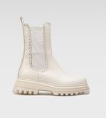 Inuovo Skórzane botki beżowe r41