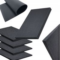 Wygłuszająca pianka mata akustyczna GŁADKA 200x100x1 cm | 2 m2