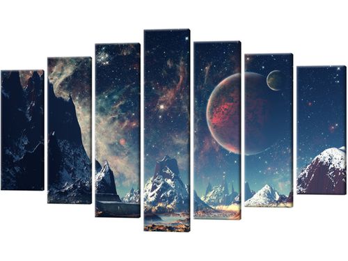 Obraz Obca planeta 140x80 płótno na Arena.pl