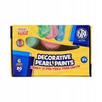 Farby dekoracyjne Astra o połysku perłow. 6 kol x