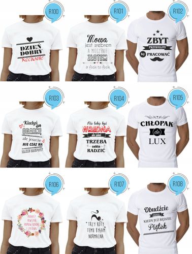 Koszulka z napisem CUTE BUT PSYCHO hit na Arena.pl