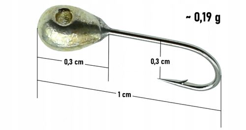 Mormyszka Wolframowa przynęta Podlodowa dyskoteka na Arena.pl
