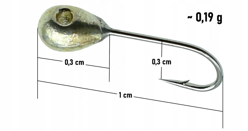 Mormyszka Wolframowa przynęta Podlodowa dyskoteka zdjęcie 2