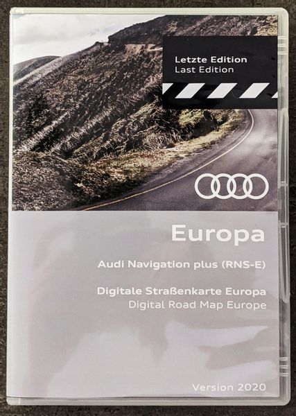 MAPA AUDI RNS-E POLSKA AUDI RNS-E 2020 A4 B6 B7 A6 zdjęcie 1