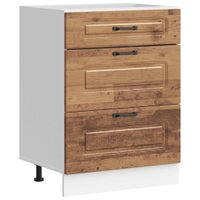 Szafka kuchenna dolna, Kalmar, stare drewno