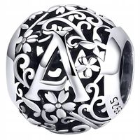 CHARMS litera A srebro 925 literka srebrna zawieszka koralik charms pr S925
