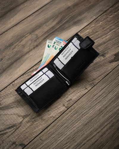 portfel męski z klipsem na banknoty - cavaldi na Arena.pl