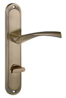 KLAMKA DRZWIOWA DIANA 72MM WC KOLOR PATYNA