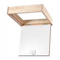 Wyłaz strychowy 70x55 cm 26 mm USZCZELNIANY Właz na strych Oman TM