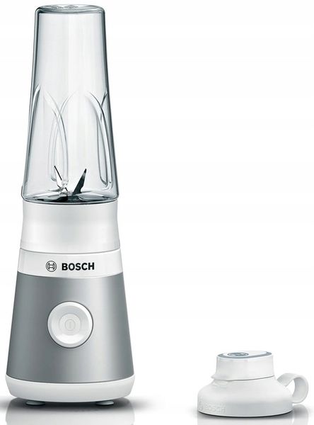 Blender kielichowy Bosch MMB2111T 450W Stalowe ostrze Butelka ToGo Sportowy zdjęcie 6
