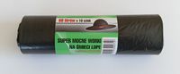 worki na śmieci 60l 60*80ld czarne 10 sztuk - an 60l/10