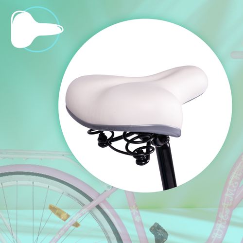 Rower Miejski MalTrack Citybike Dreamer 1-speed Pink 28" + Koszyk Niebieski na Arena.pl