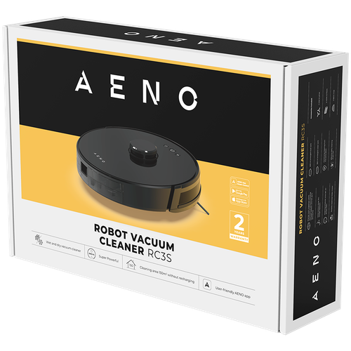 AENO RC3S Robot sprzątający 2w1 Mapa 2500Pa Czarny na Arena.pl