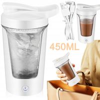 ODŻYWKA SHAKER PRZENOŚNY ELEKTRYCZNY USB Biały 450 ML