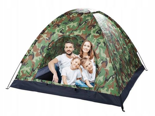 NAMIOT TURYSTYCZNY KEMPINGOWY MOSKITIERA MORO XXL na Arena.pl