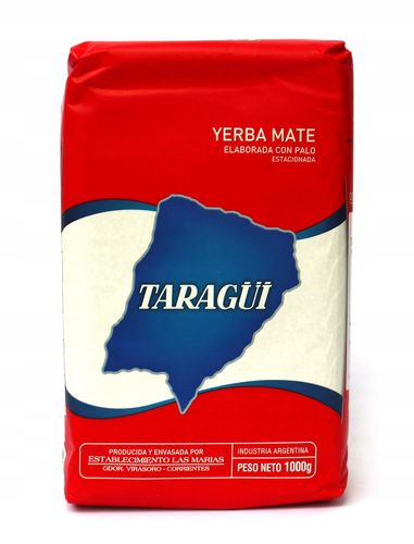 Yerba Mate Taragui Elaborada Con Palo Tradicional 1kg 1000g na Arena.pl
