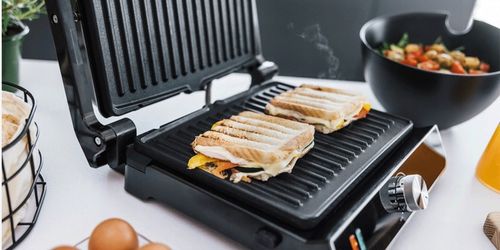 Grill Elektryczny Regulacja Temperatury Powłoka Non-Stick do Zmywarki na Arena.pl