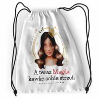 Plecak Dla Magdy Sportowy Szkolny Worek Torba Z Nadrukiem Ze Zdjęciem