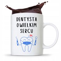 Kubek Prezent Dla Dentysty O Wielkim Sercu Z Nadrukiem Ze Zdjęciem