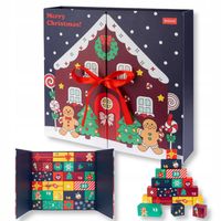 Kalendarz adwentowy DIY zrób to sam SOXO pusty 24 okienka do wypełnienia