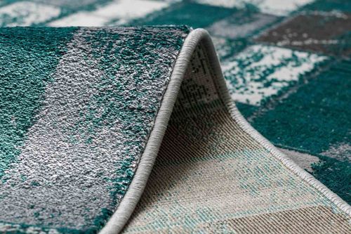 RUG/LU/WELLI/GEOMETRIC3/GREEN+ANTHRACITE/160x220 na Arena.pl
