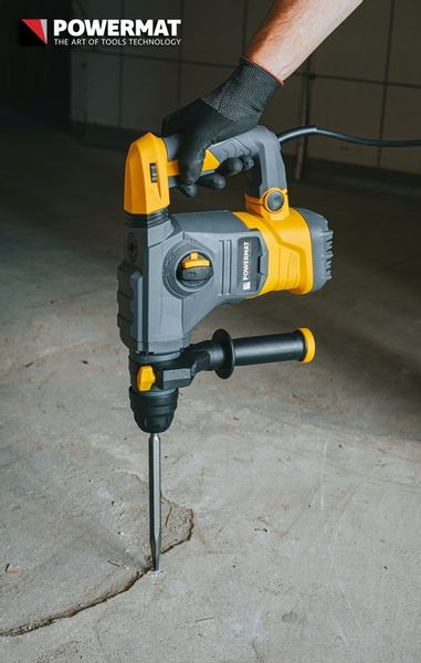 MŁOT UDAROWY MŁOTOWIERTARKA UDAR SDS+ 2600W 5,5J WALIZKA 3X WIERTŁO DŁUTA zdjęcie 2