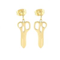 Kolczyki Nożyczki na sztyfcie Blueberry stal