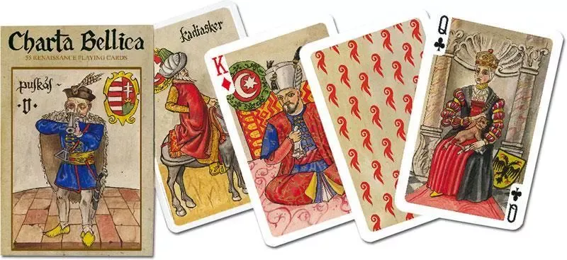 Karty standard "Charta Bellica" PIATNIK zdjęcie 1