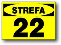 SZW-6 ZNAK TABLICA - 22 STREFA ZAGROŻENIA WYBUCHEM