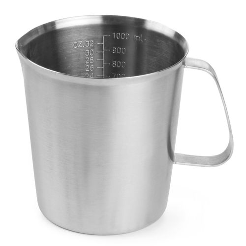 Miarka do kuchni z podziałką ze stali nierdzewnej 1 l - Hendi 516201 na Arena.pl