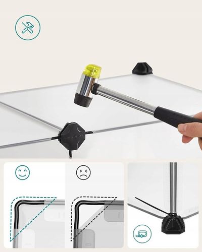 Modułowa Zagroda Kojec Wybieg dla Małych Zwierząt Gryzoni Chomika Świnki na Arena.pl