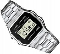 ORYGINALNY ZEGAREK VINTAGE CASIO A158WEA-1EF RETRO SPORT DIGITAL LED + BOX