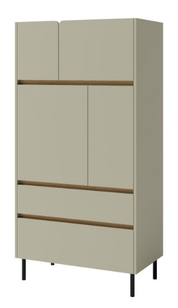 Regał Niski Do Pokoju Młodzieżowego Eukaliptus 80 cm LUNA MB- 2 Kolory zdjęcie 1