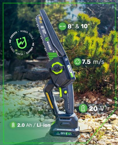 MINI PILARKA PIŁA ŁAŃCUCHOWA AKUMULATOROWA DO GAŁĘZI 2xAKU na Arena.pl