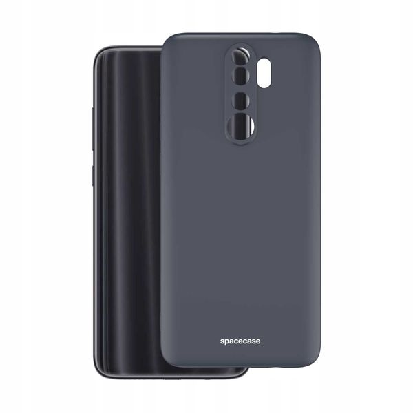 Spacecase Silicone Case Redmi Note 8 Pro Black zdjęcie 2