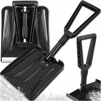 ŁOPATA DO ŚNIEGU ODŚNIEŻANIA SZUFLA ZGARNIACZ SKŁADANA ABS CZARNA REGULACJA