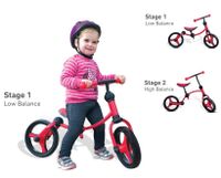 ND19_STB1050100 Rowerek biegowy Smart Trike - czerwony/czarny